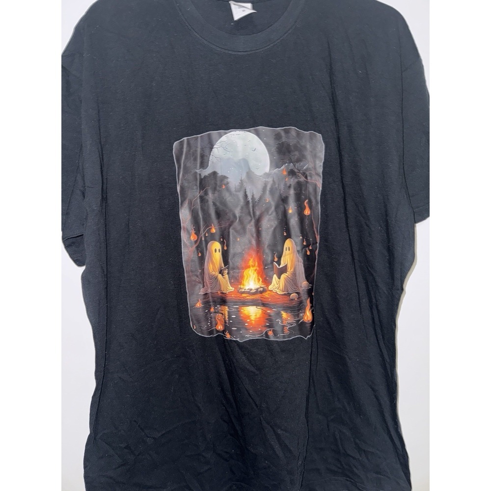 Caribbean Ultra Cotton Scary Ghost Ghoul Graphic Shirt for Halloween Size Xl - Picture 12 of 16